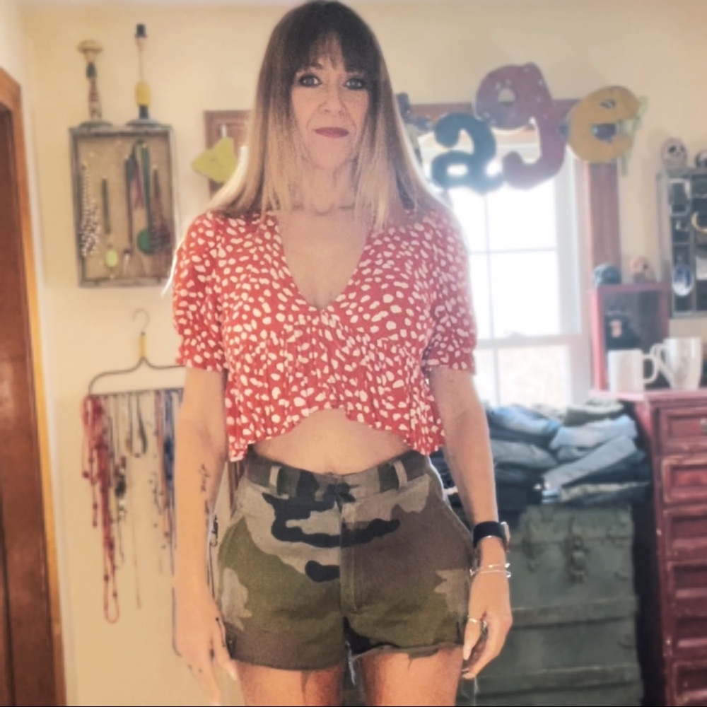Cut-Off Army Pants